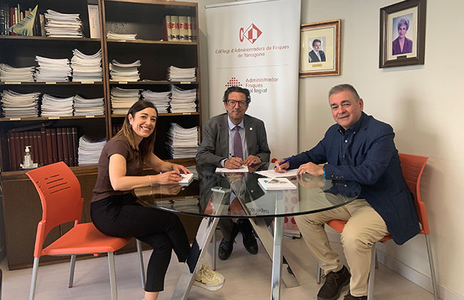 Nuevo acuerdo con el Col·legi d’Administradors de Finques de Tarragona